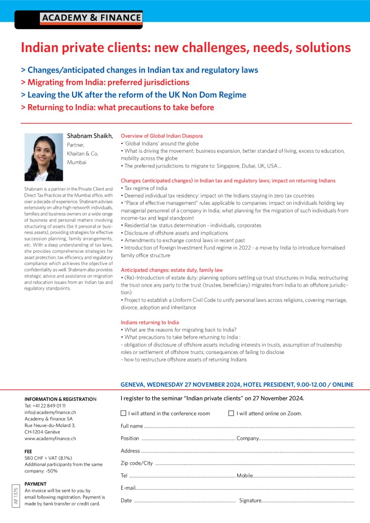 AF 1375 Indian private clients- Geneva 27 November 2024 3
