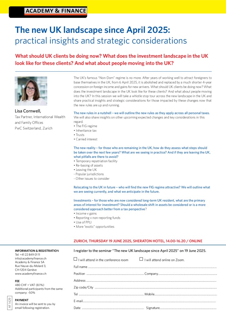 AF 1429 The changing UK landscape – Zurich 19 June 2025