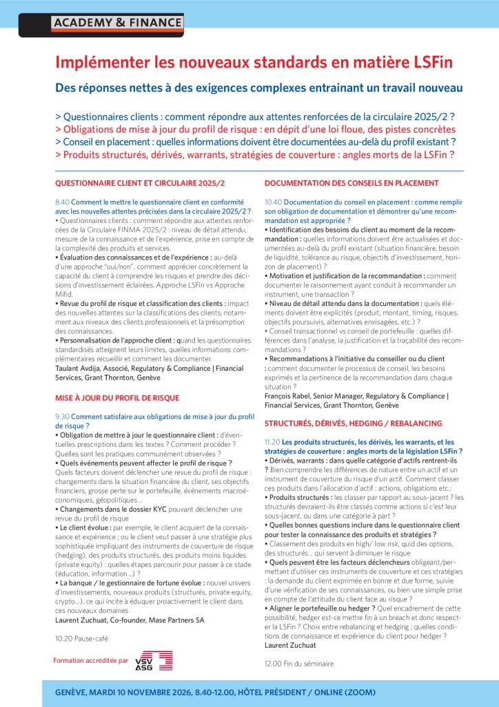 AF 1520 LSFin – Genève 10 novembre 2026 3